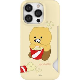 [S2B] Kakao Friends CHOONSIK Slim Card Case-Smartphone Wallet Storage Camera iPhone Galaxy Case-Made in Korea